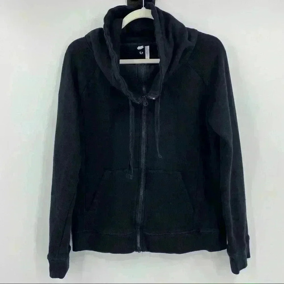 Z by Zella Full Effect Women's Black Zip Activewear Casual Sweater Size L - Picture 10 of 14